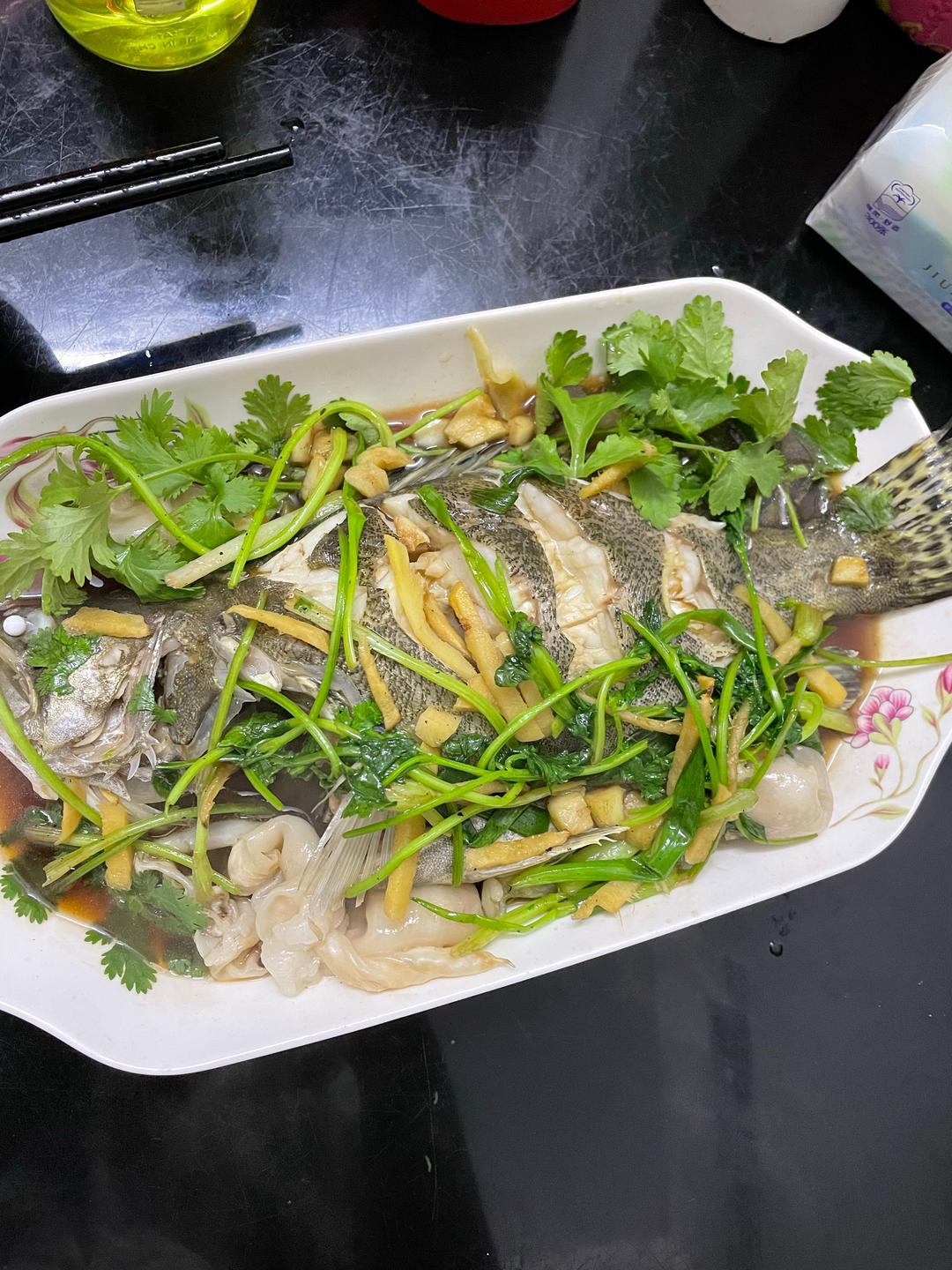 超入味清蒸鱼～清蒸鲈鱼桂花鱼（家常独创）