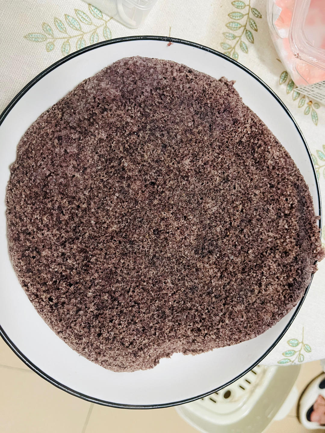 零难度 健康美味的黑米糕（简单好做）