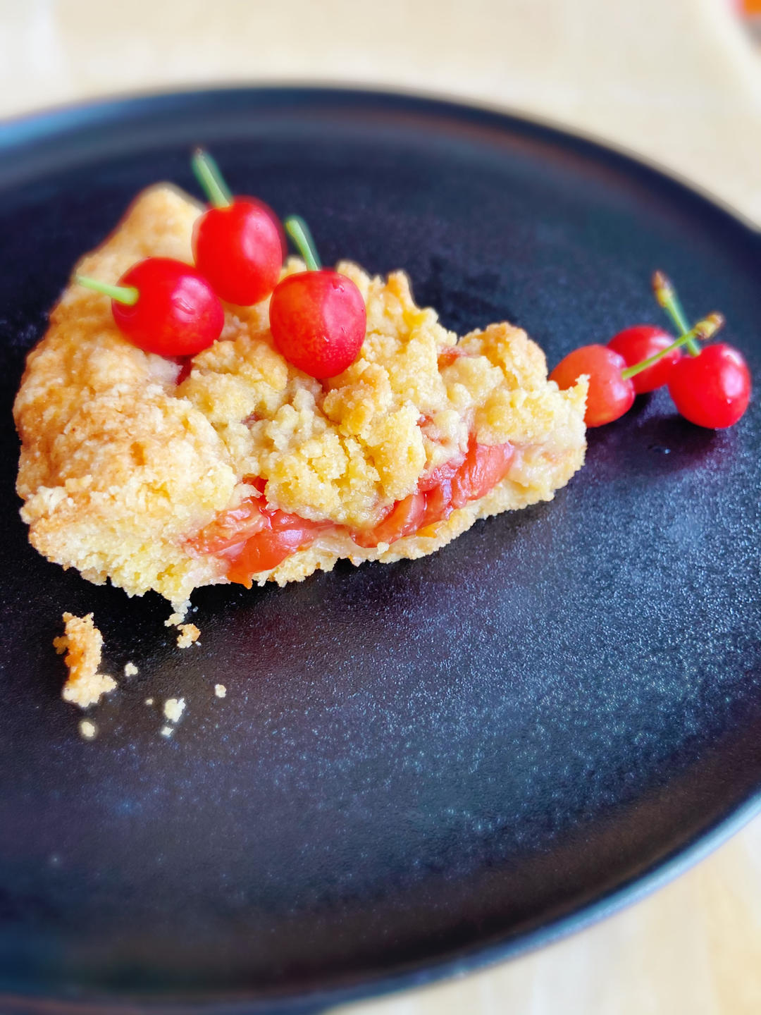 『强烈风味的完美甜点』樱桃派金宝酥派馅饼Crumble Pie