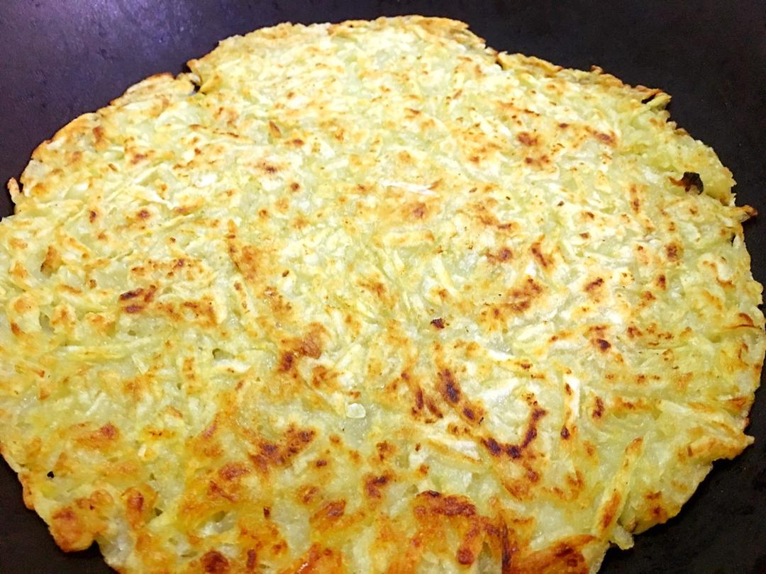 两粒土豆的精致 | 土豆丝饼