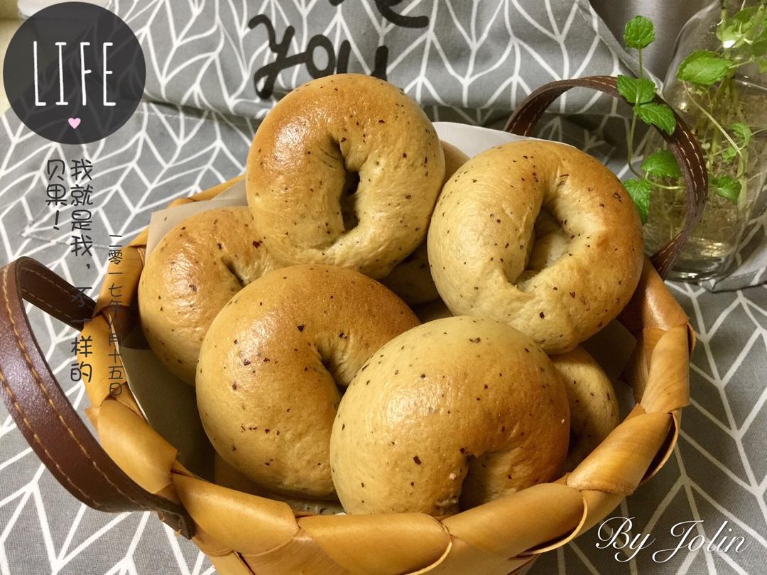 海盐巧克力贝果