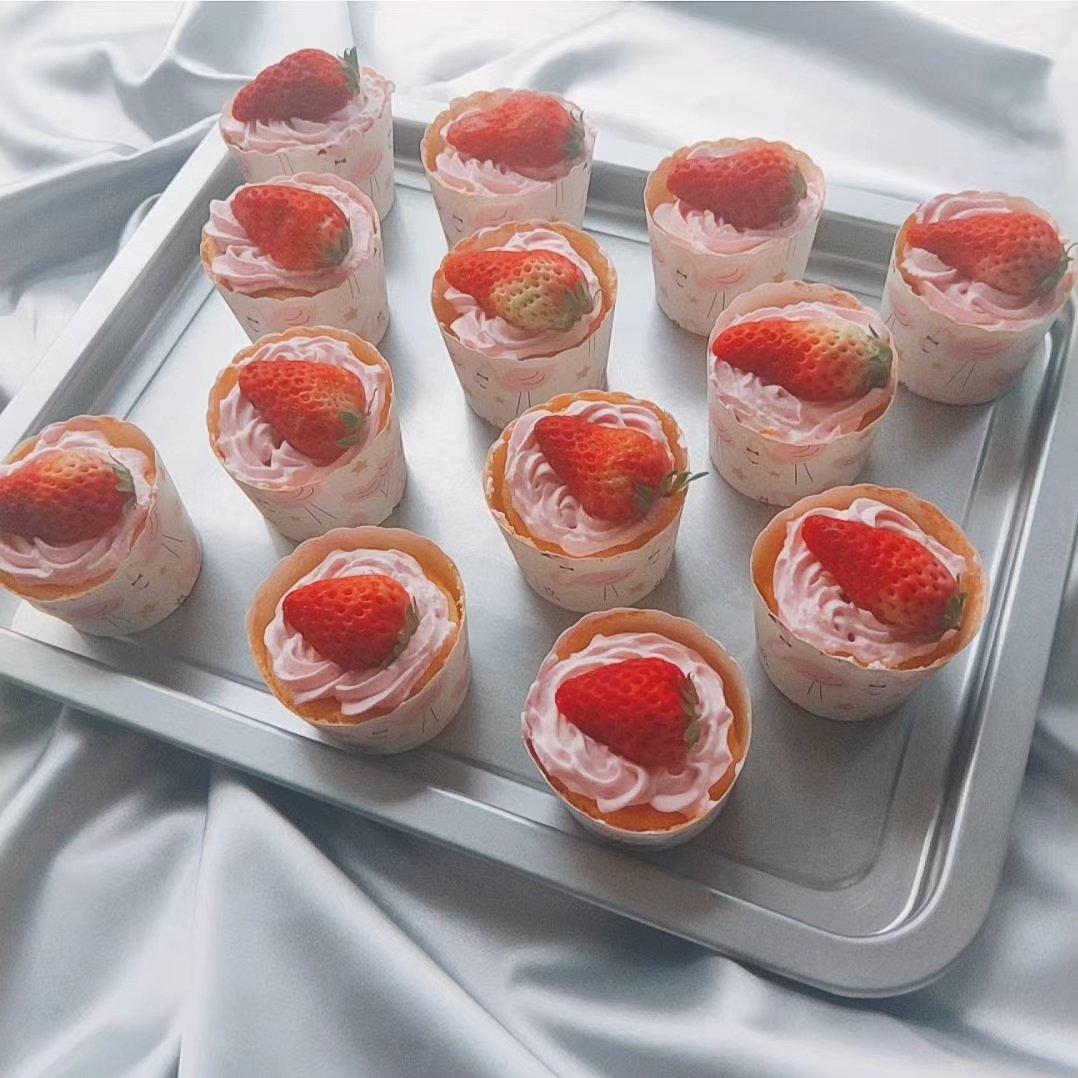 纸杯蛋糕 8寸戚风蛋糕的量