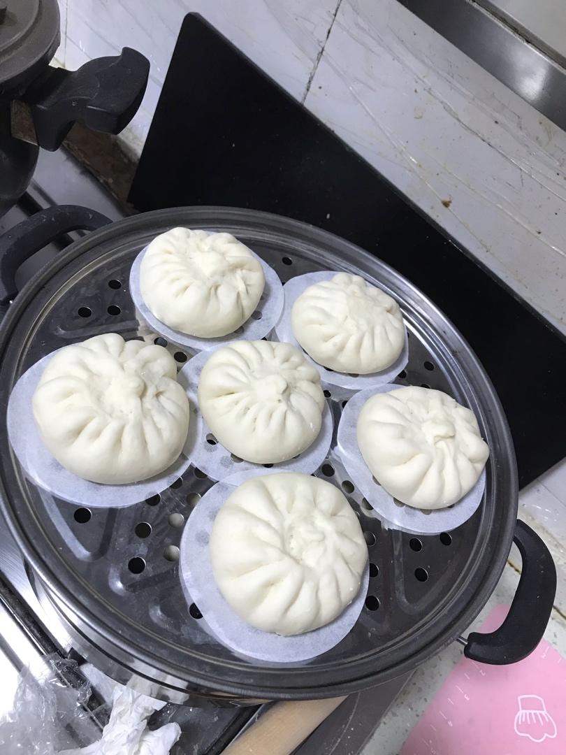 猪肉包子（附视频。一次性发酵。）