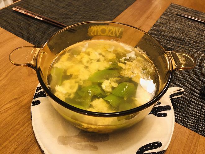 清爽可口的丝瓜蛋汤的做法