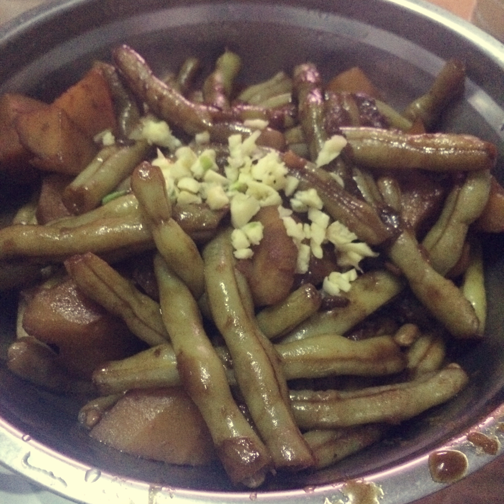 土豆炖豆角