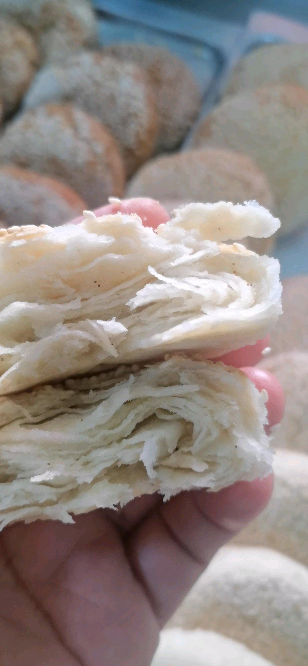 酥香千层烧饼，秒杀老字号