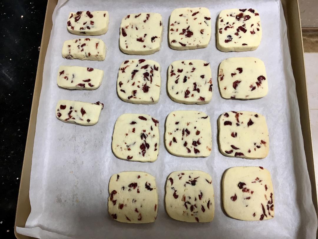 低糖少油版蔓越莓饼干
