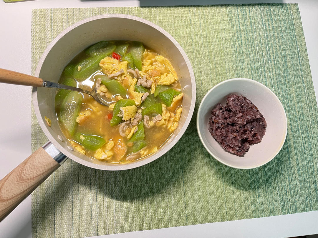 丝瓜鸡蛋汤