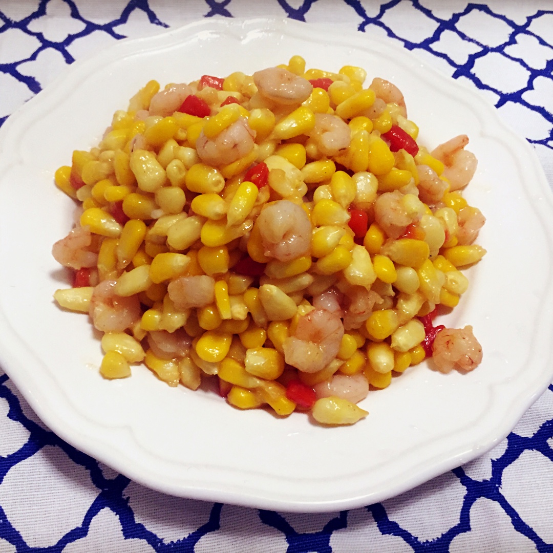 玉米虾仁