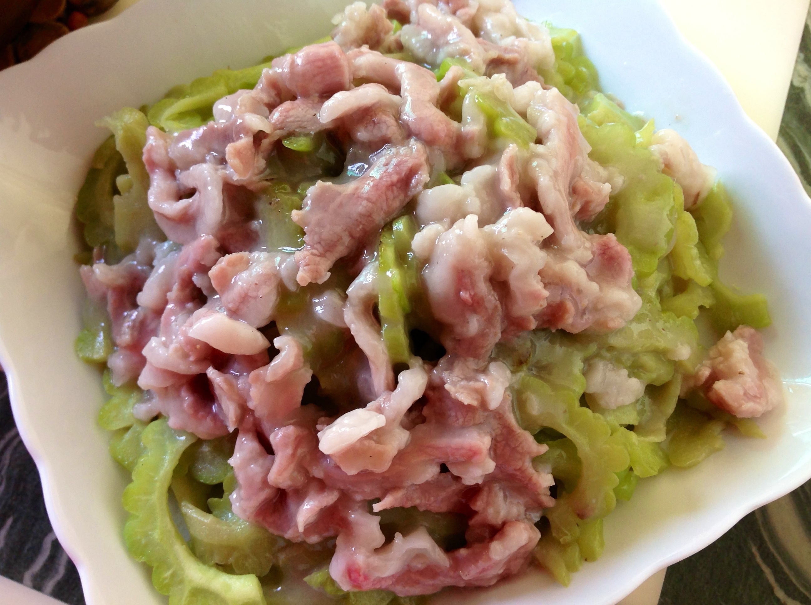 苦瓜肉片