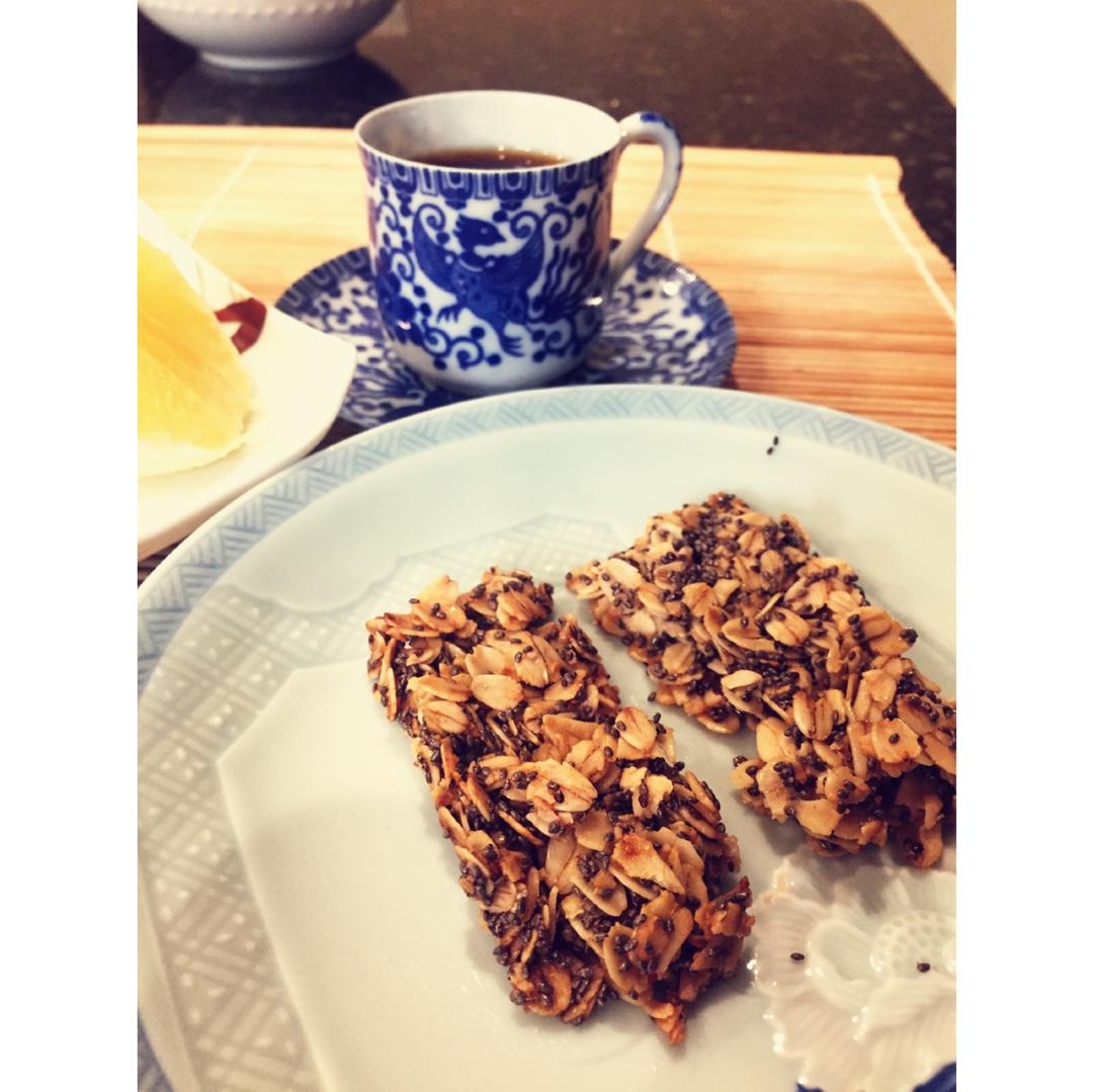 常备低卡小零食 蜂蜜椰香燕麦脆饼