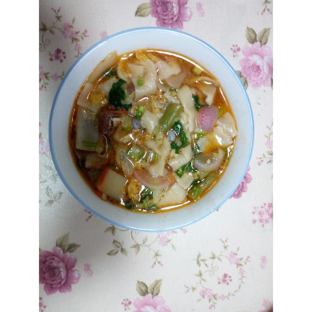 新疆汤饭（揪片子）附揪面片图解