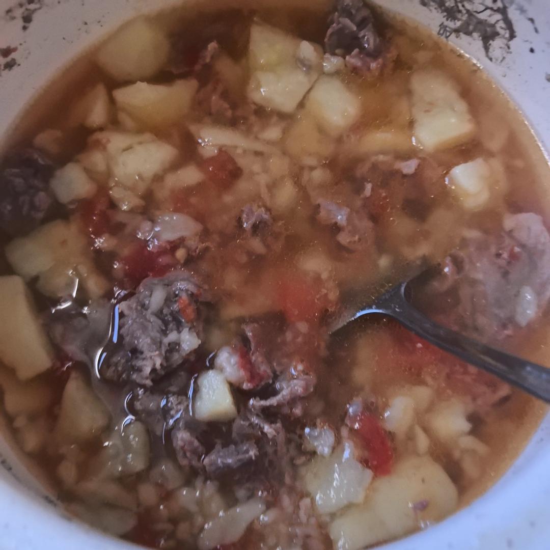 懒人版土豆西红柿炖牛肉(高压锅)