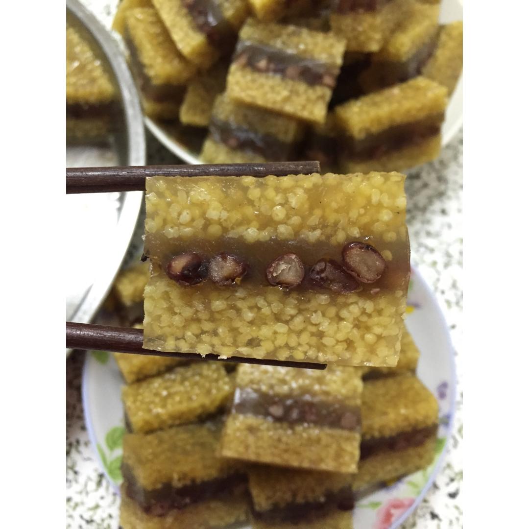 红豆小米杂粮糕