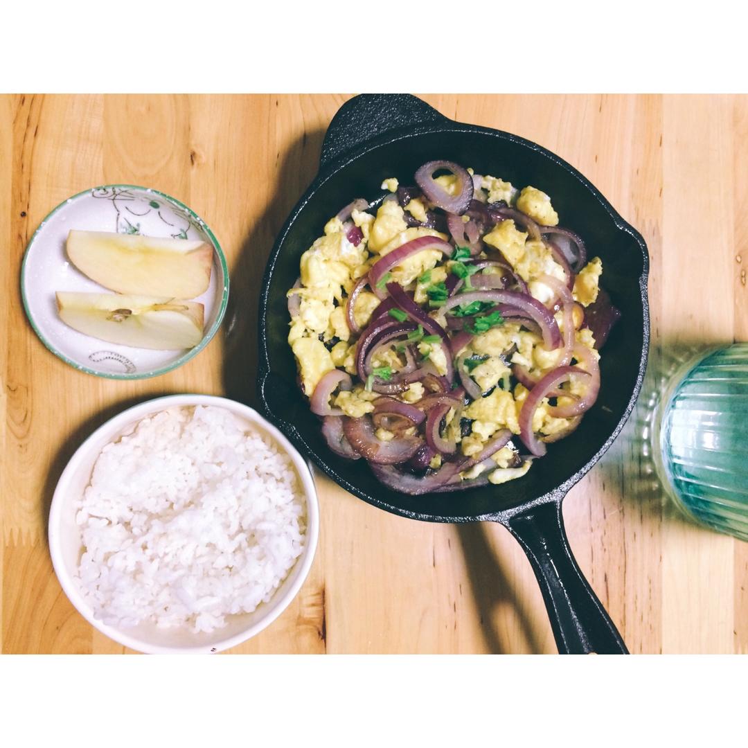 洋葱炒蛋