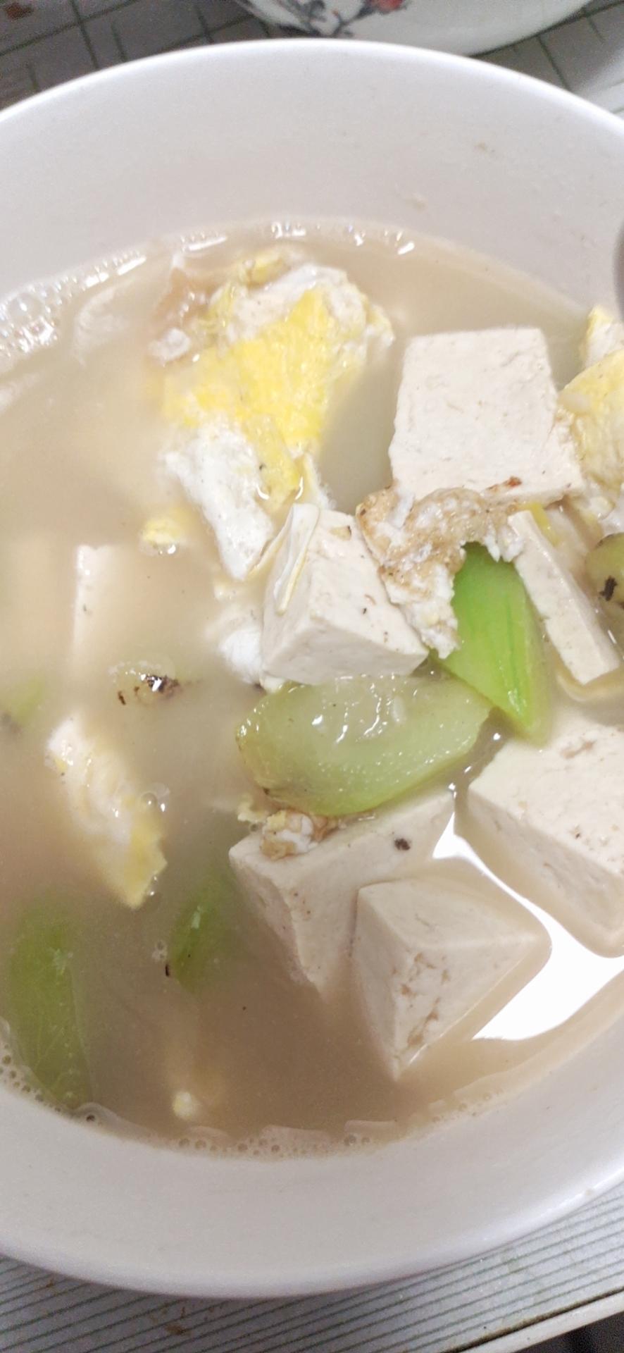 低脂丝瓜鸡蛋汤