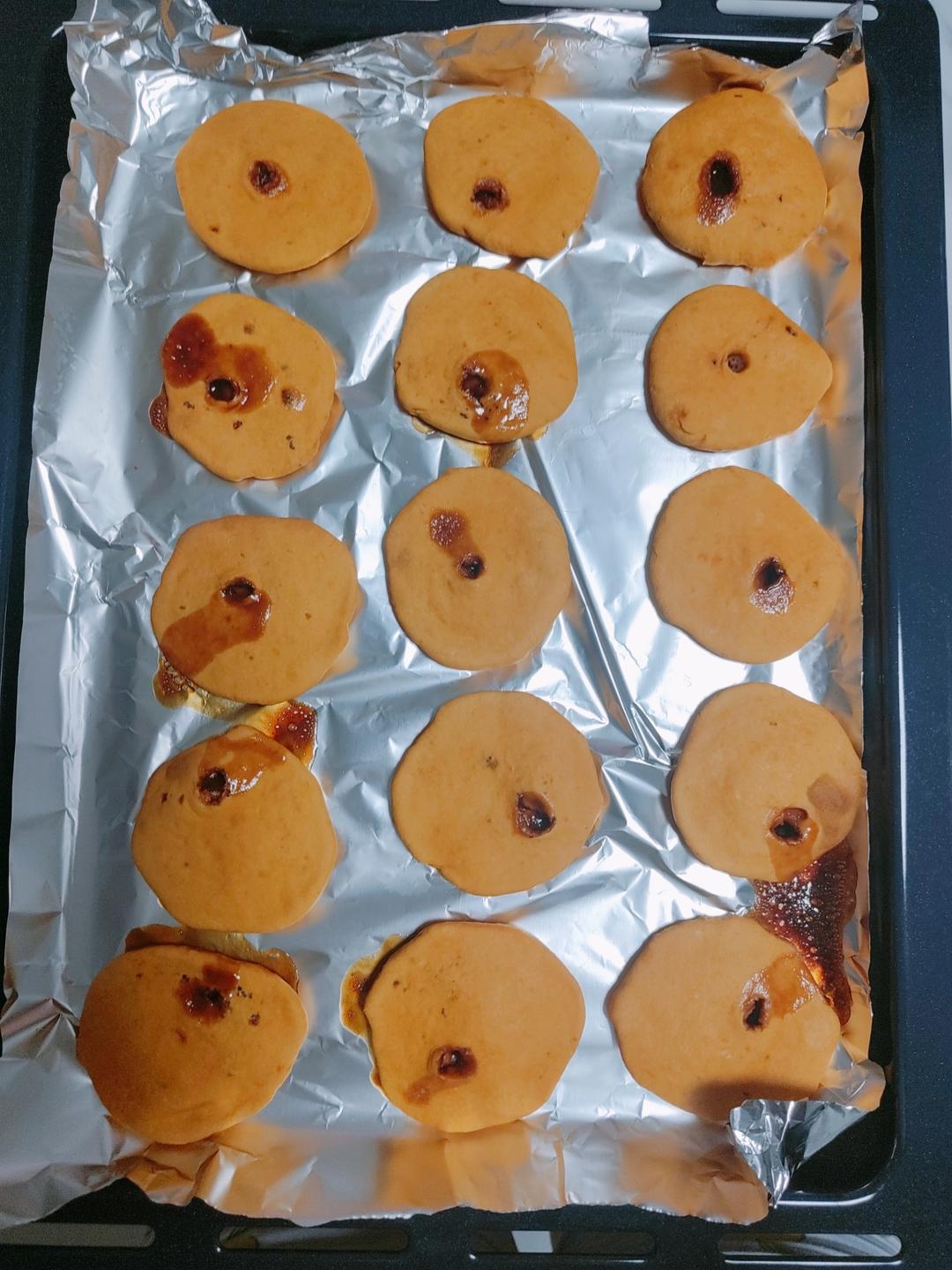 潮汕小吃【红糖肚脐饼】，香甜酥脆