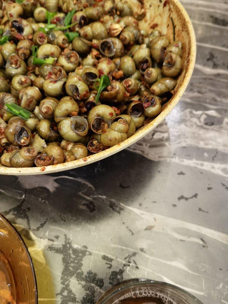 下酒宵夜好物辣辣炒田螺