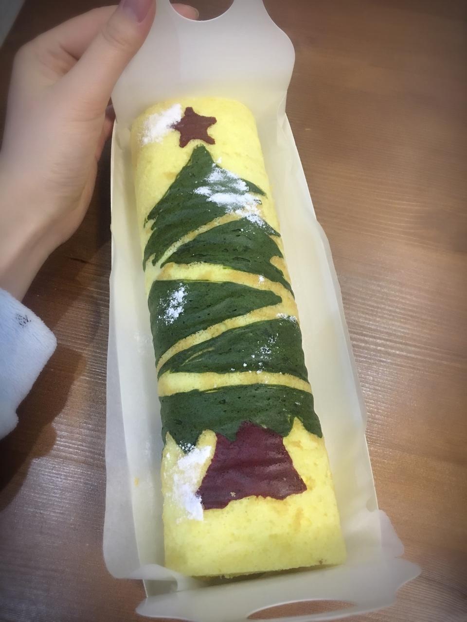 圣诞树蛋糕卷~