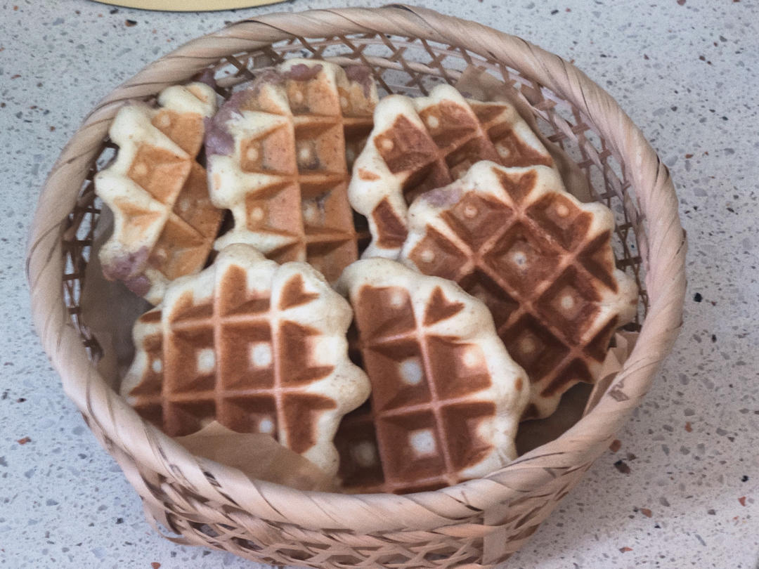 紫米华夫饼