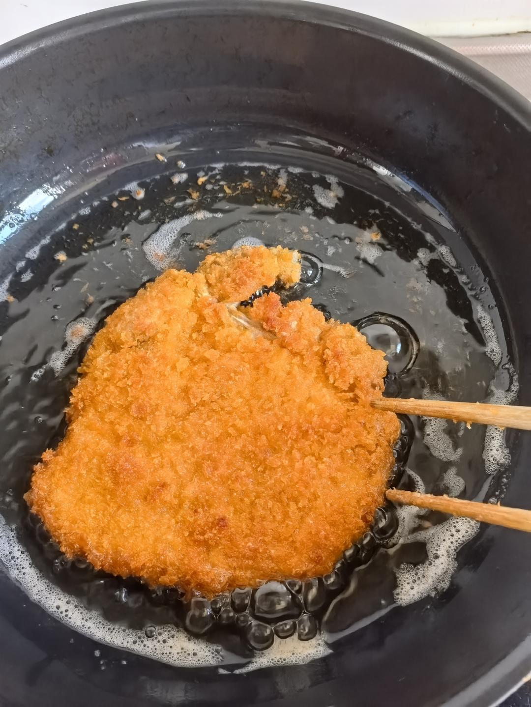 上海名堂炸猪排！脆薄炸街好吃！不掉粉不掉糠！