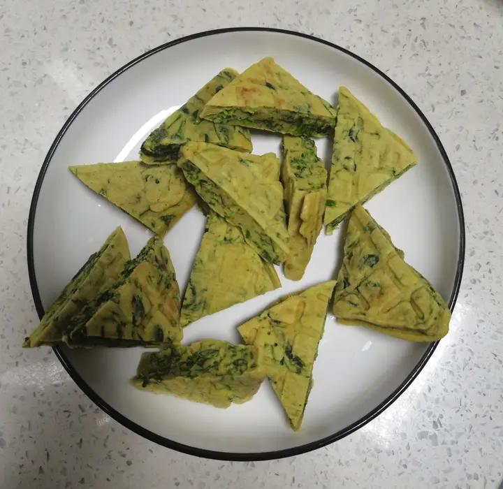 菠菜鸡蛋小方