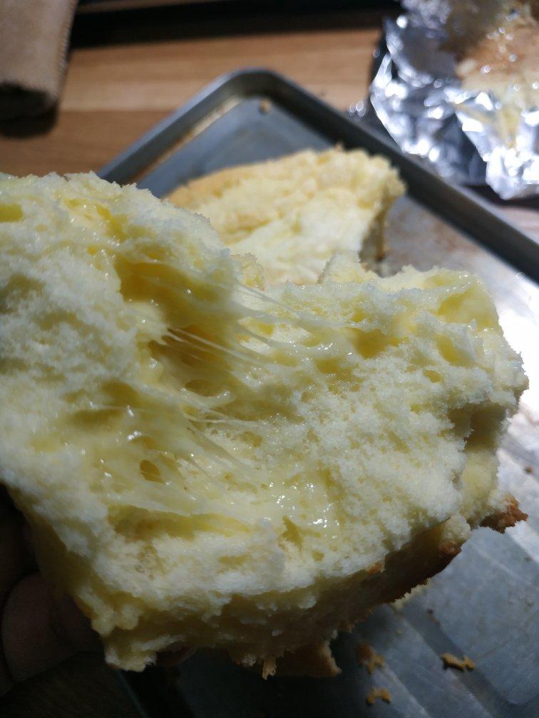 可以拉丝的马苏里拉芝士古早蛋糕~