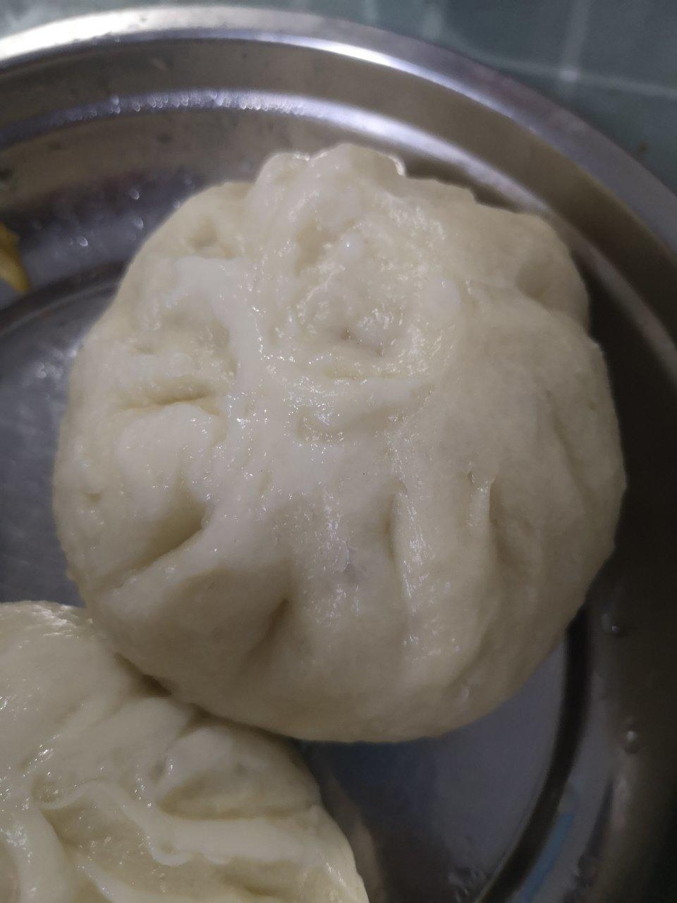 红萝卜圆白菜素菜包子（一次性发酵，附视频）