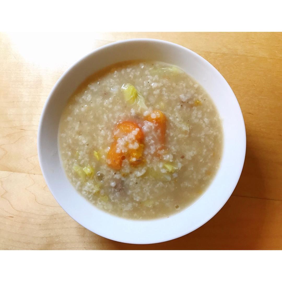 菠菜猪肝粥