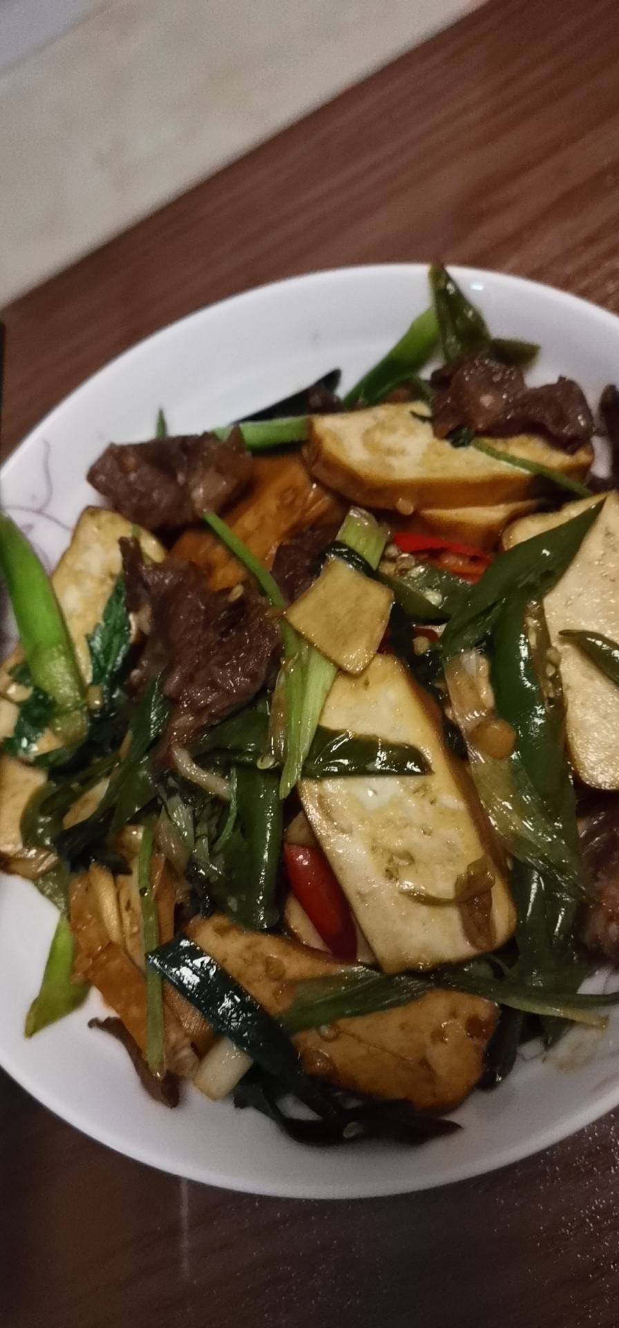 香干牛肉