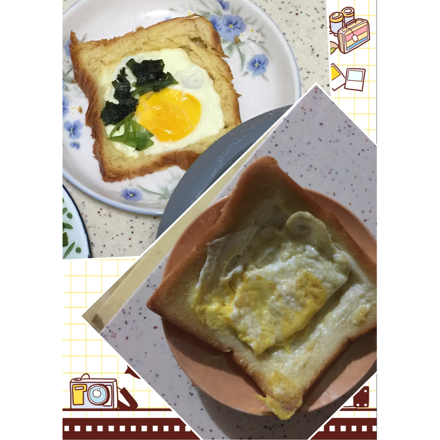 鸡蛋芝士烤吐司