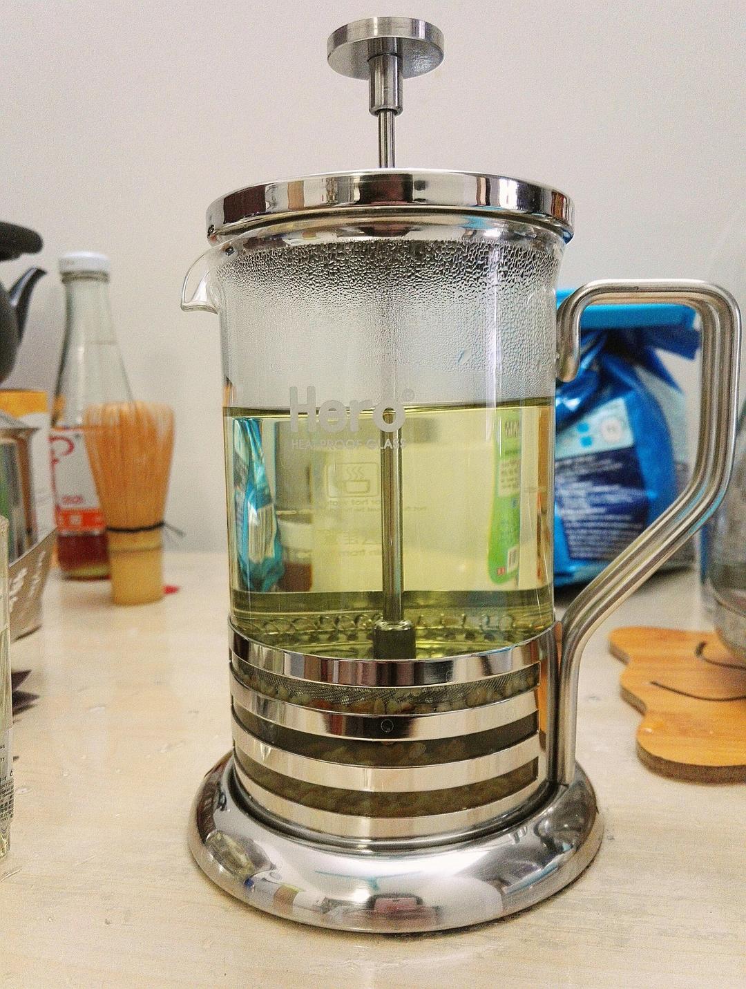 用法压壶压一壶咖啡French Press