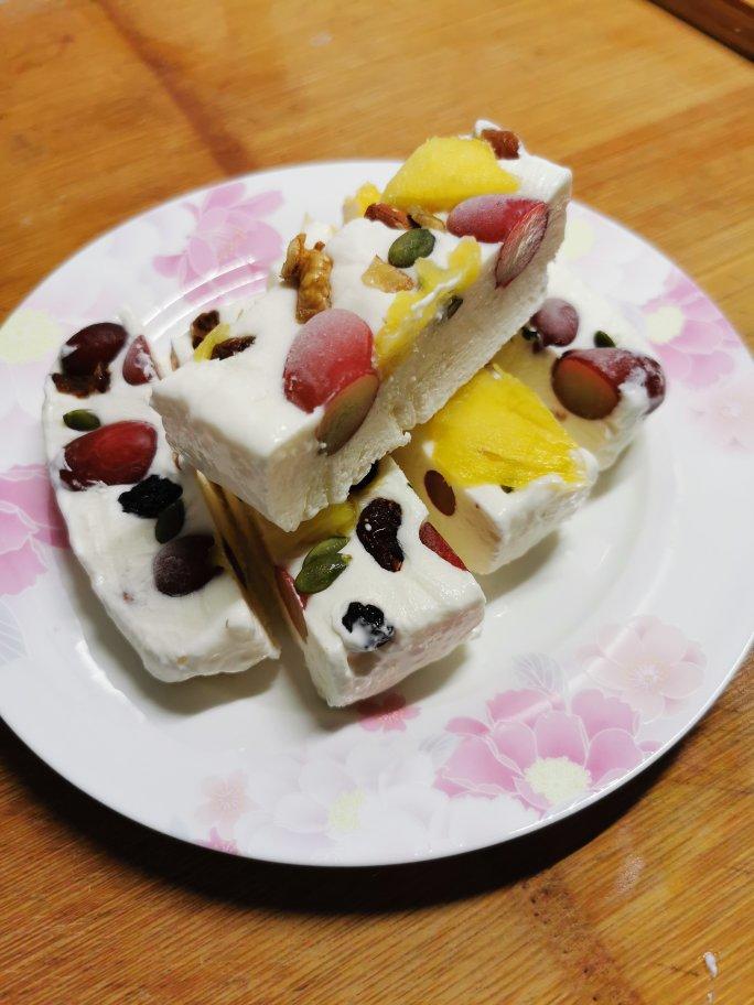 🌿水果酸奶冻❗️巨好吃超简单