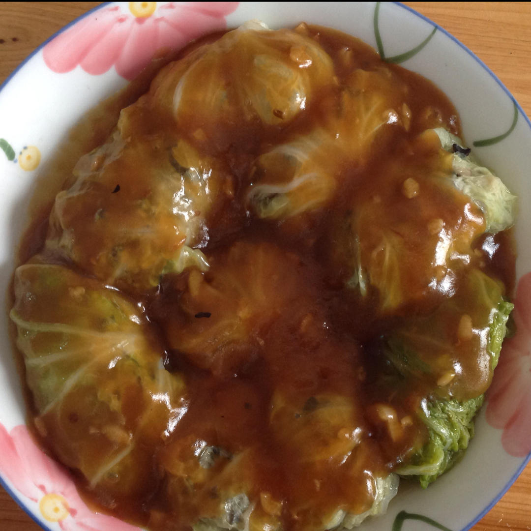 肉酿白菜卷