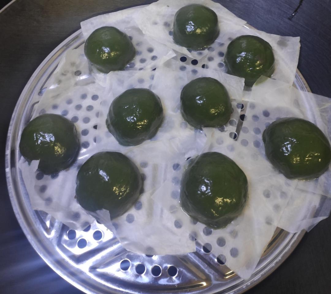 青团（艾草粉版不开裂不塌陷）