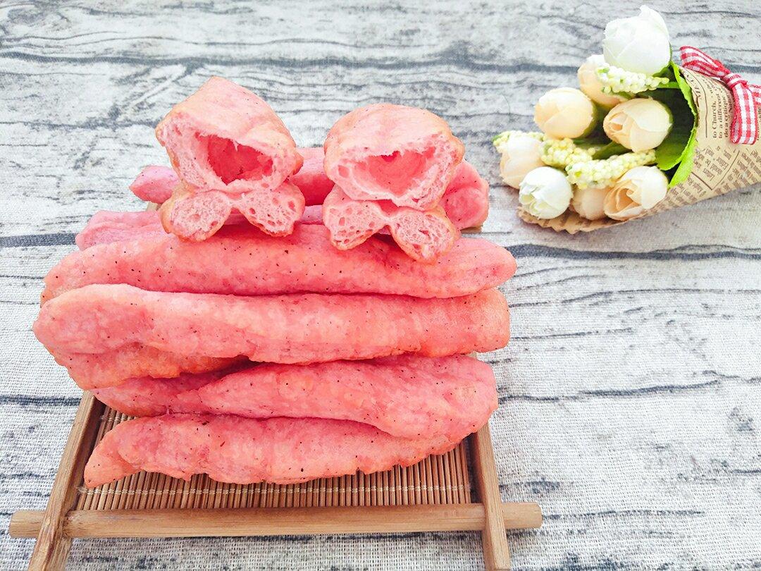 不负筱食光做的火龙果油条