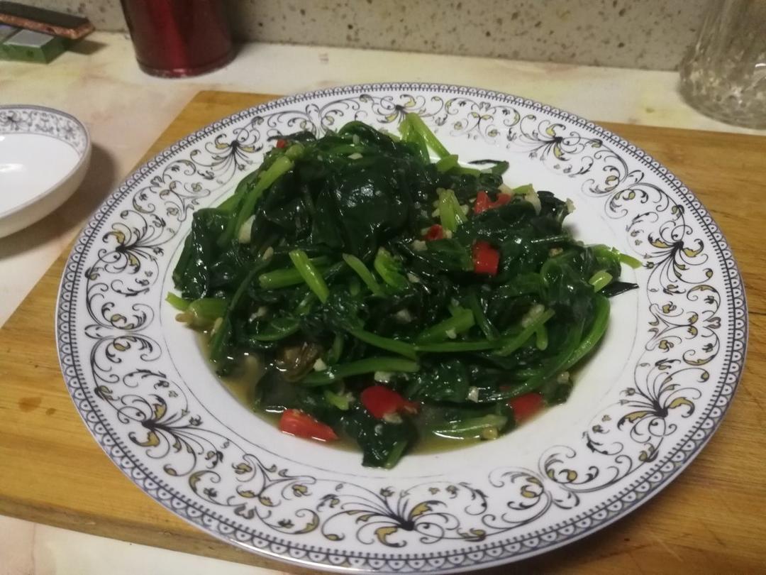 炝炒菠菜