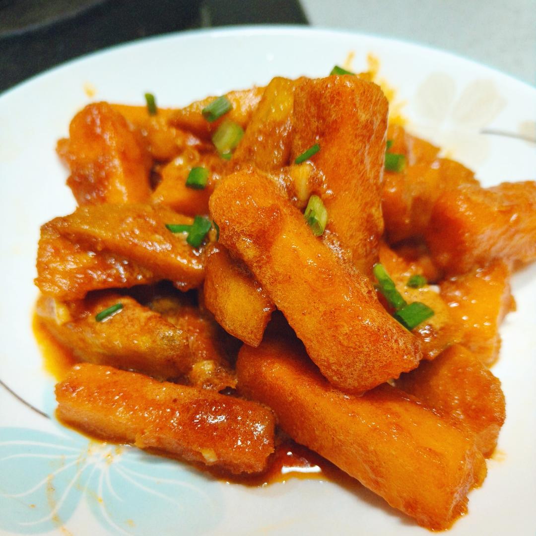 咸香软糯的快手菜--咸蛋黄焗南瓜