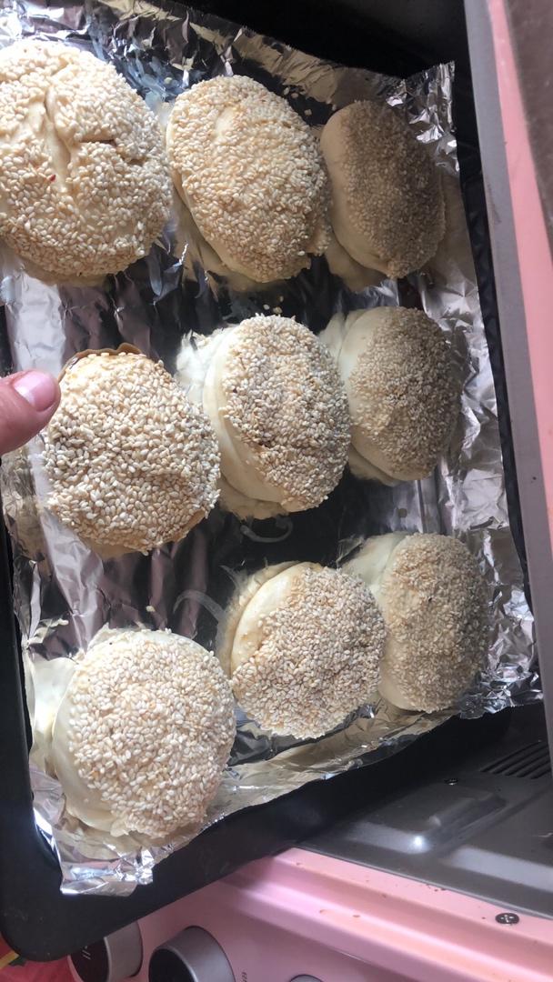老北京芝麻烧饼（烤箱版）