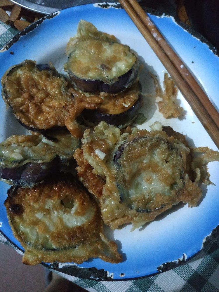 外酥里嫩的炸茄子