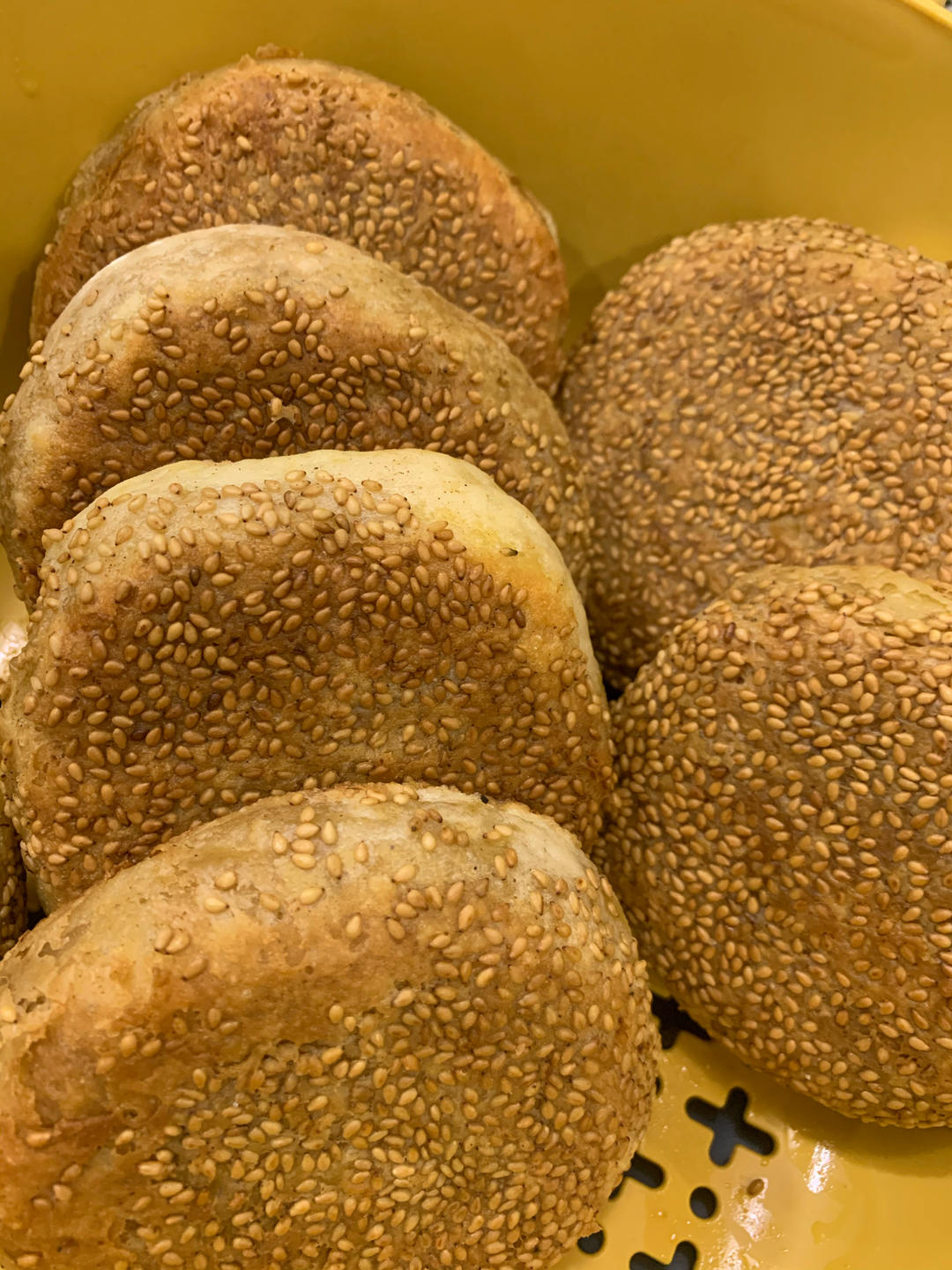 老北京麻酱烧饼 酥香可口 层次分明 附细节视频详解