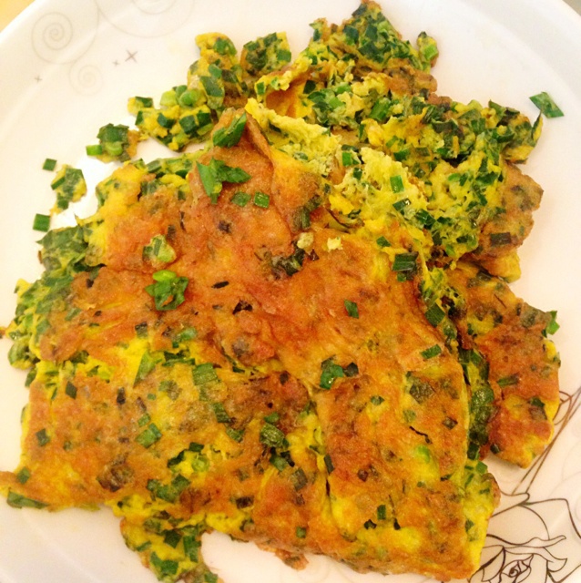 韭菜鸡蛋煎饼