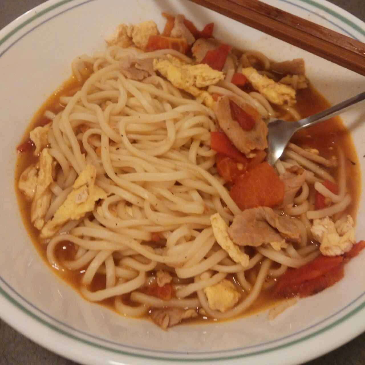 超级入味好吃的番茄鸡蛋面