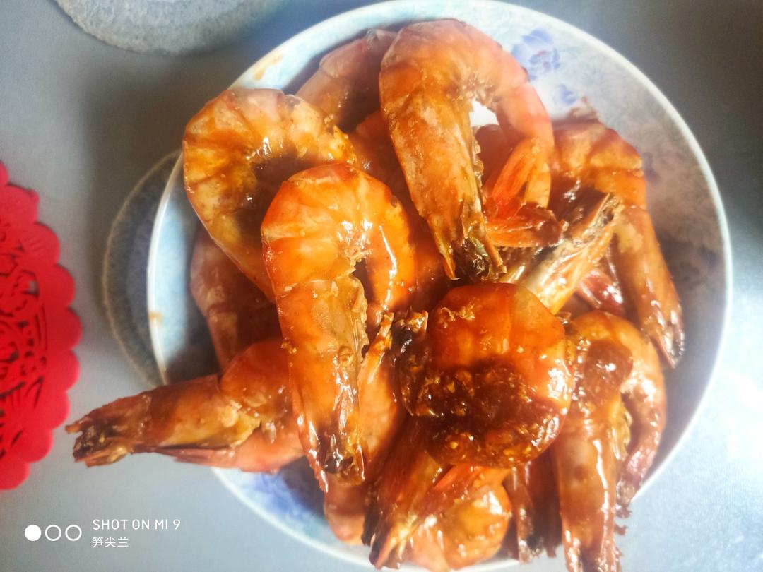 油焖大虾（黑虎虾）