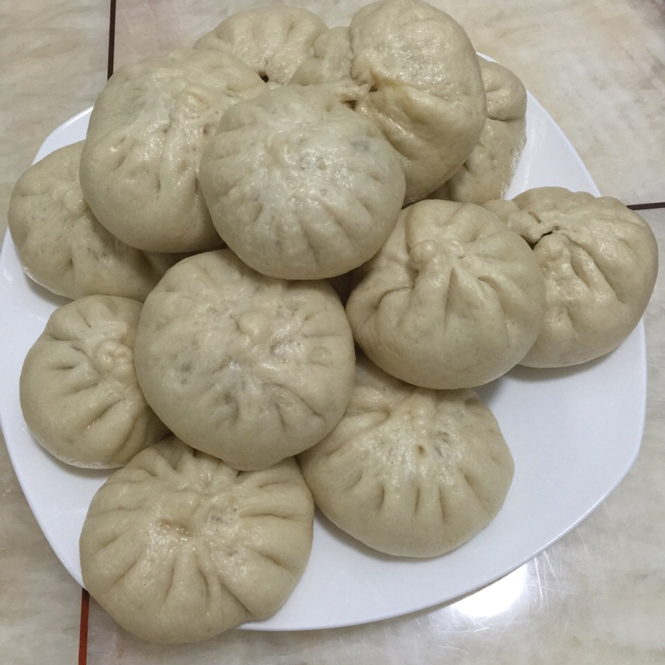 家庭手工肉馅大包子
