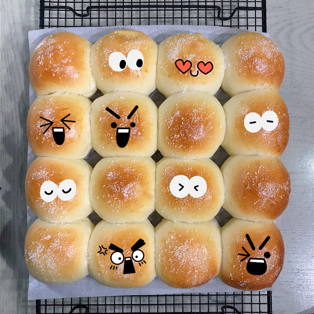 简单易学的椰蓉面包