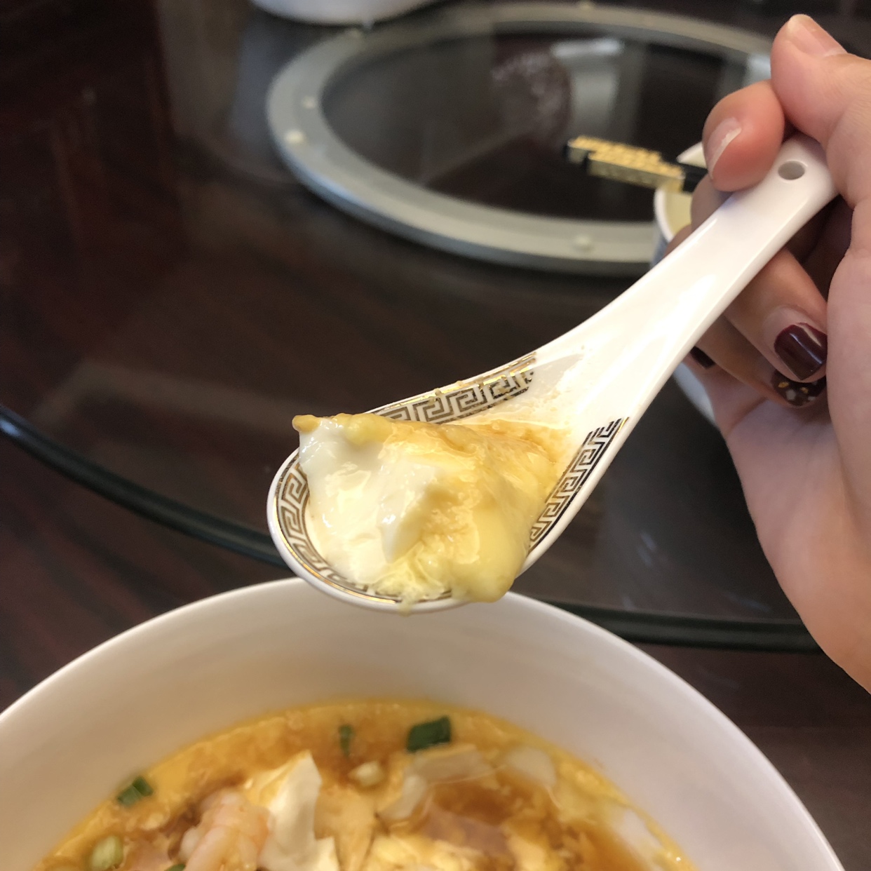 虾仁豆腐蒸水蛋