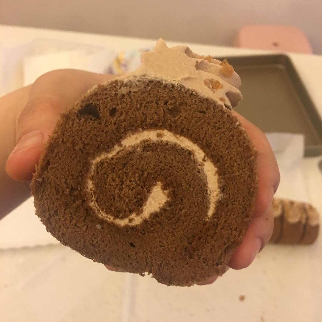 咸摩卡奶油卷/完美毛巾面技巧+回味无穷摩卡配方/烘焙视频蛋糕篇9「中卷」