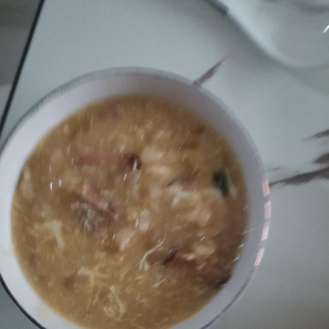 家常菜 土豆火腿 疙瘩汤