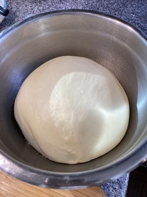 香葱肉松面包（面包机揉面）后油法的做法 步骤8